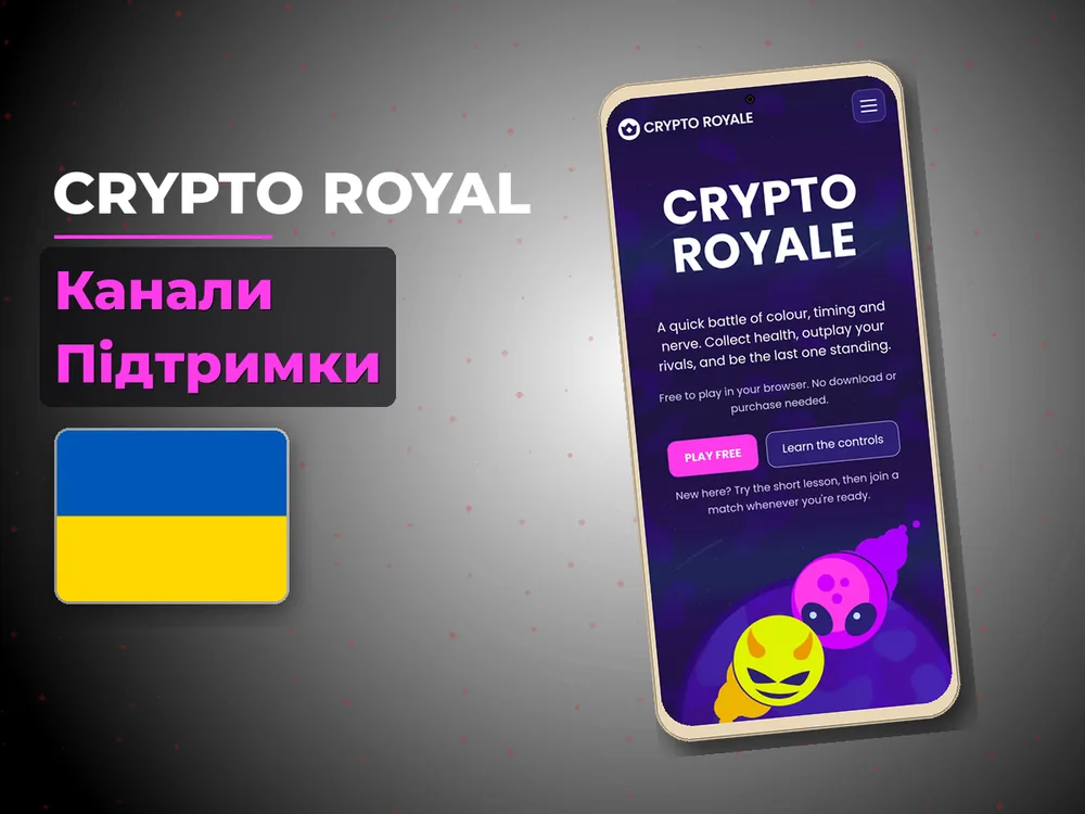 Crypto Royal - Канали Підтримки